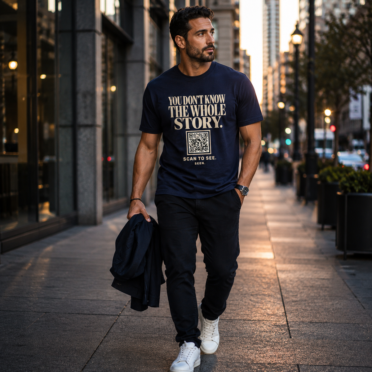 SEEN. QR Tee — You Don't Know The Whole Story