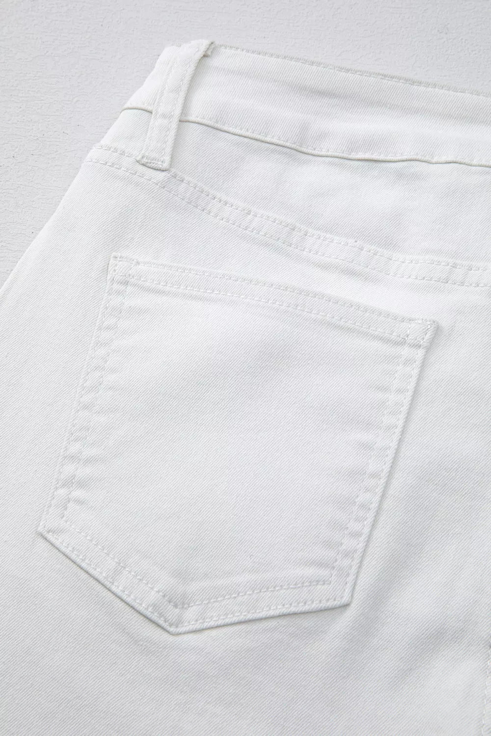 High-Waisted Straight Leg Jeans