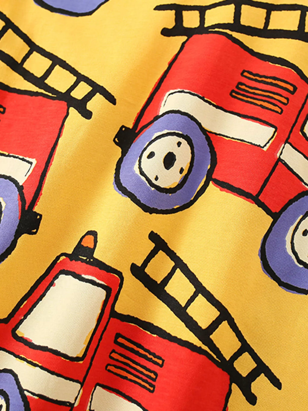 Children's Truck Print Short Sleeve T-Shirt
