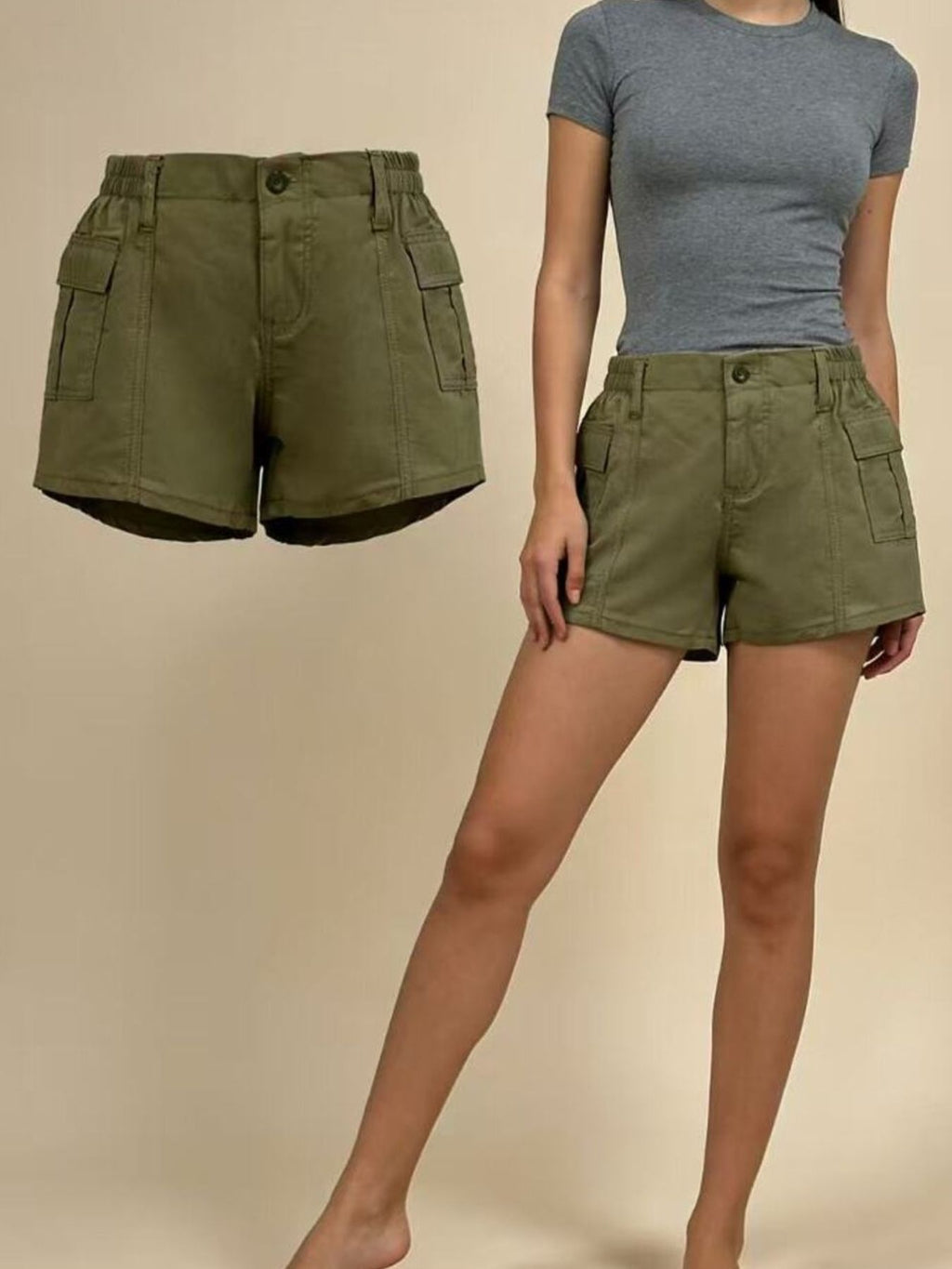 Casual Pocketed Shorts