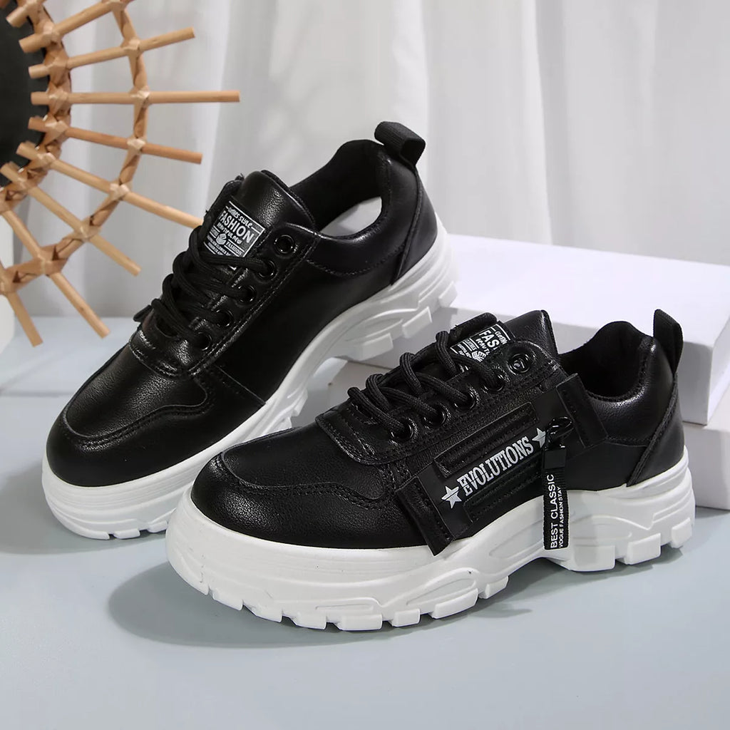 Lace Up Round Toe Athletic