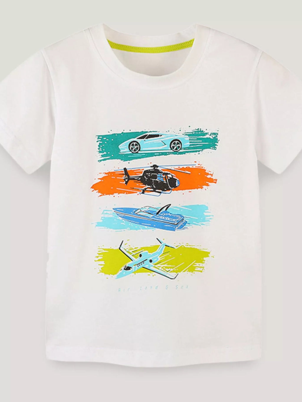 Kids' Vehicles Graphic T-Shirt