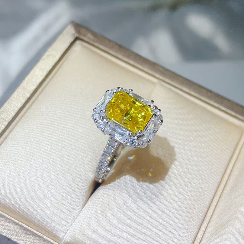 3 Carat Moissanite 925 Sterling Silver Ring