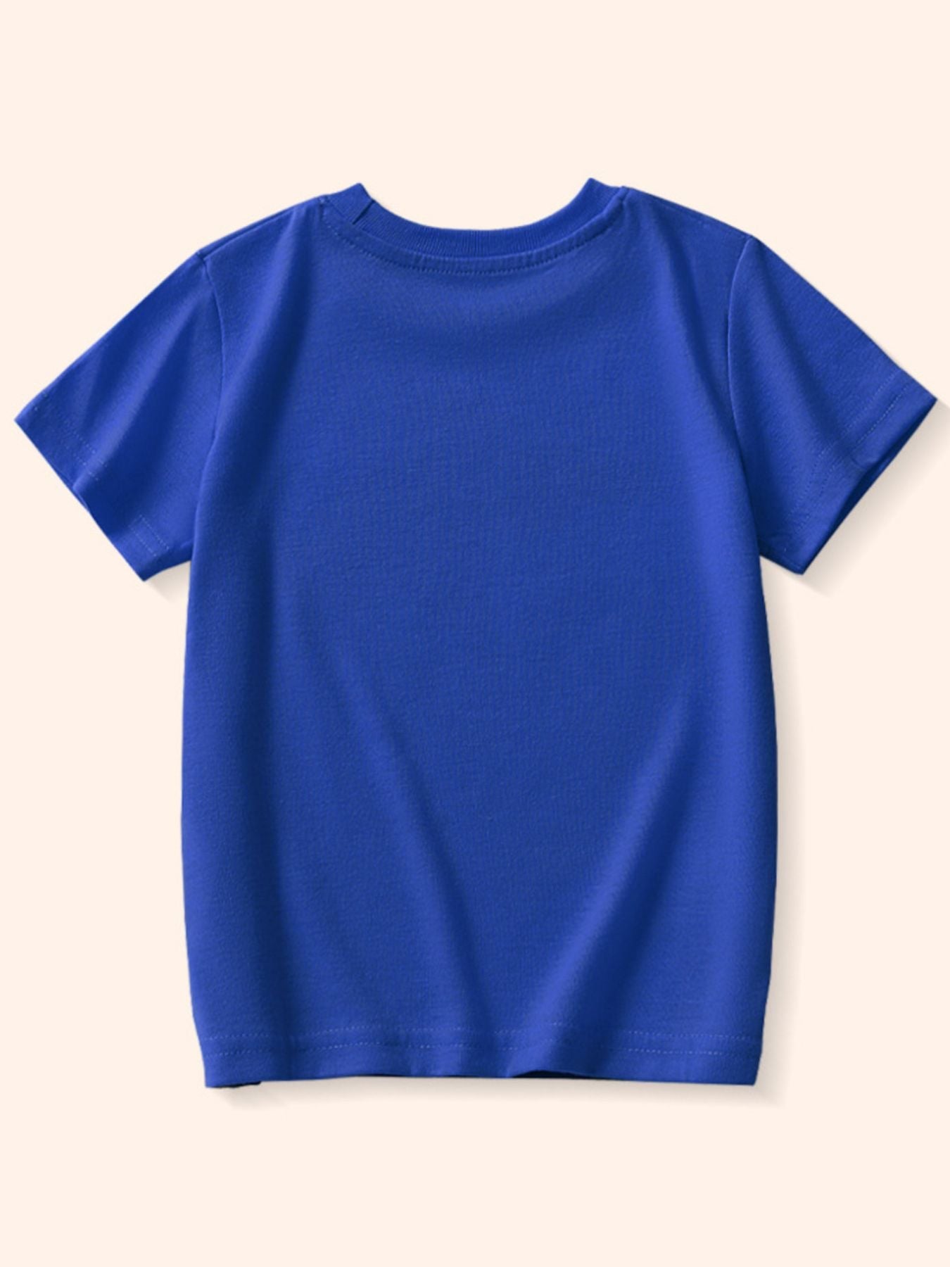 Children's Animal Print Crew Neck Short Sleeve T-Shirt