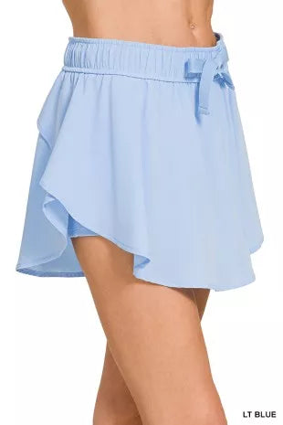 Zenana Soft Woven Active Skorts