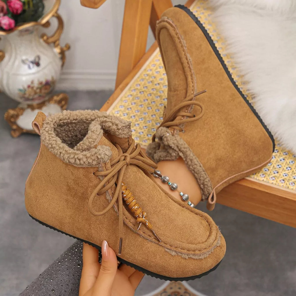 Plush Lining Ankle Boots