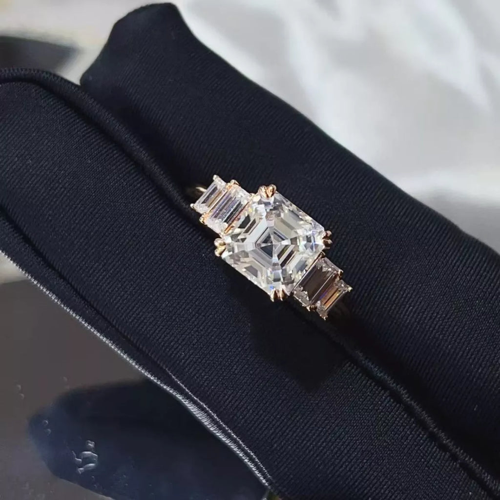 3 Carat Moissanite 925 Sterling Silver Ring
