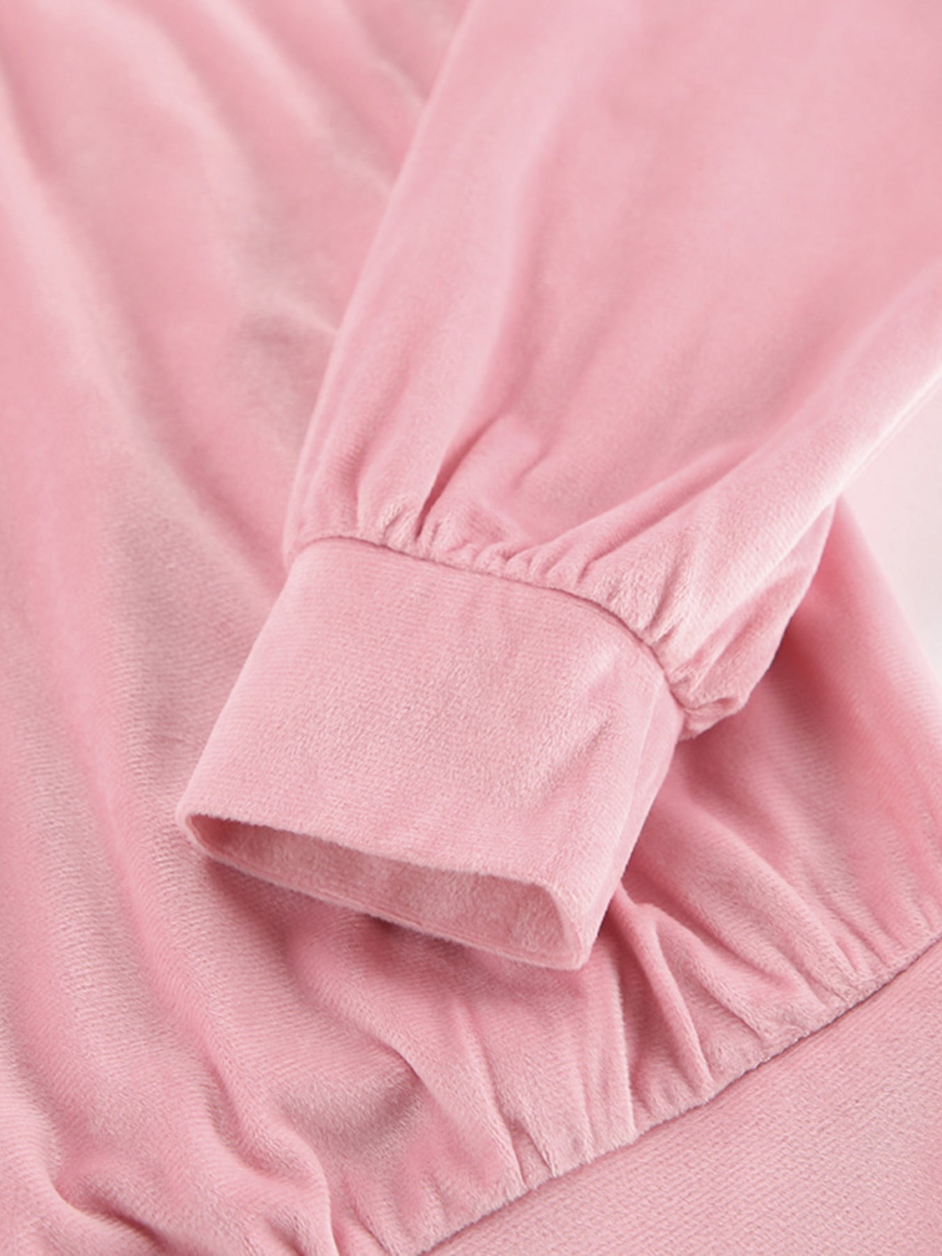 Quarter Zip Long Sleeve Top and Pants Set