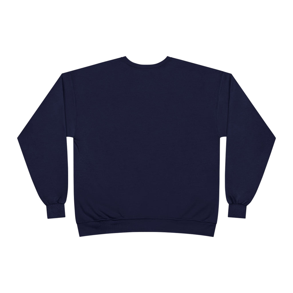 Jesus Crown Crewneck Sweatshirt — Gold Script Inspirational Pullover