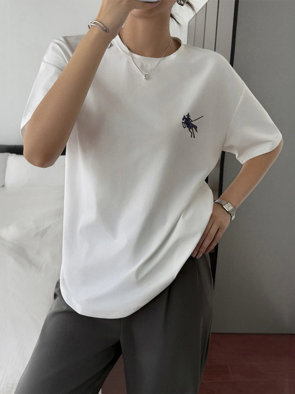 Round Neck Short Sleeve T-Shirt
