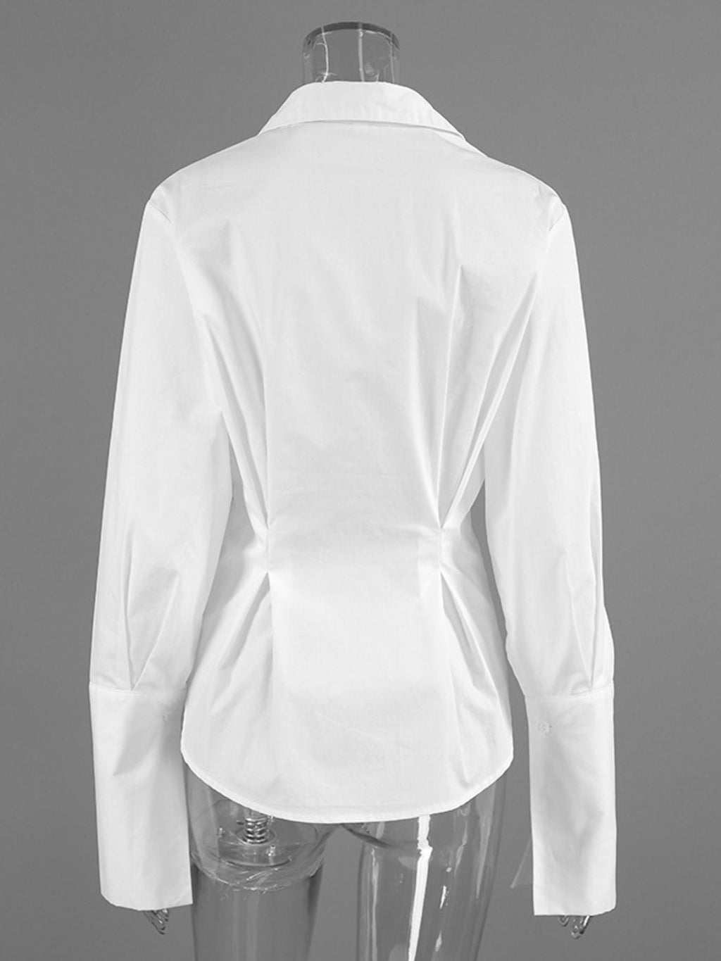 Button Up Cuff Detail Shirt