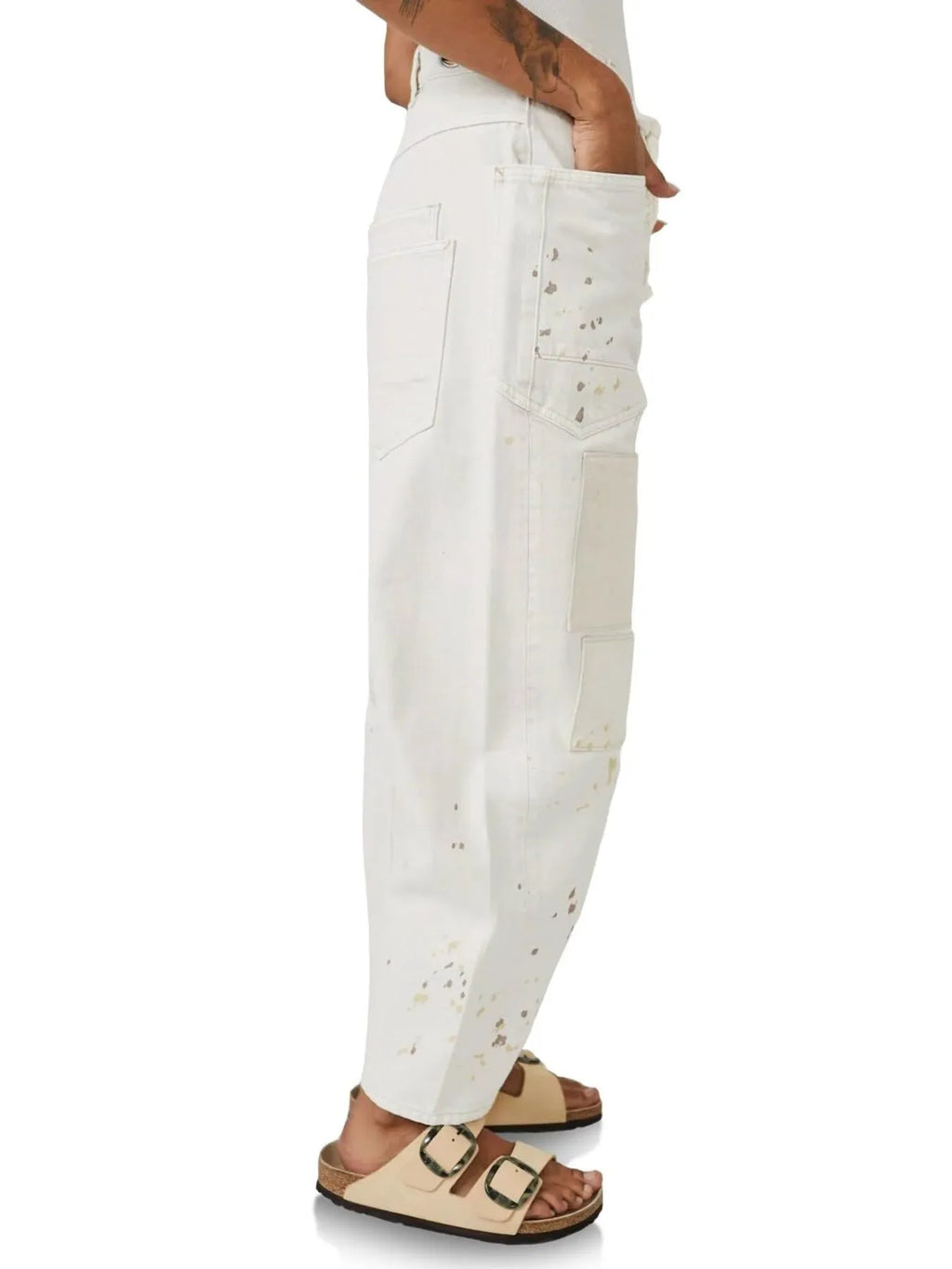 Washed Wide Leg Jeans