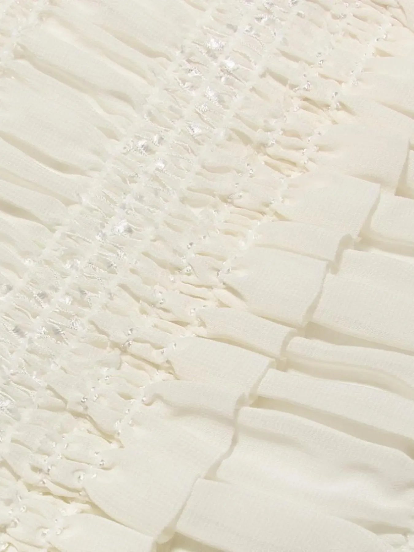 Frill Tiered Textured Maxi Cami Dress