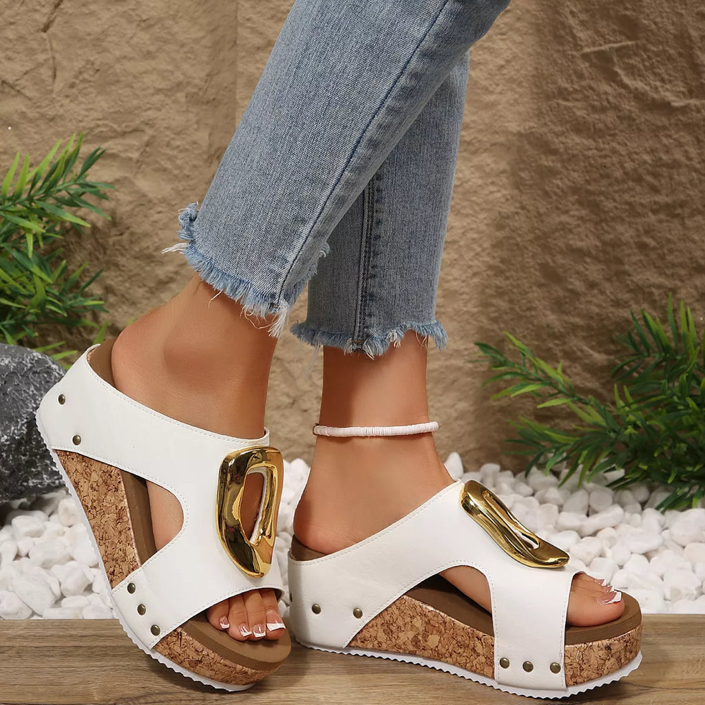 Open Toe Wedge Sandals