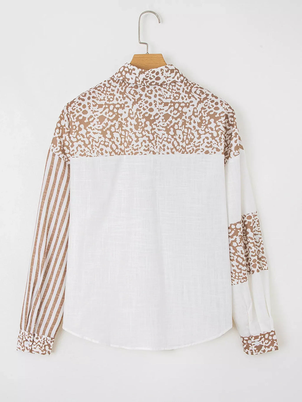 Leopard Striped Western Casual Shirt