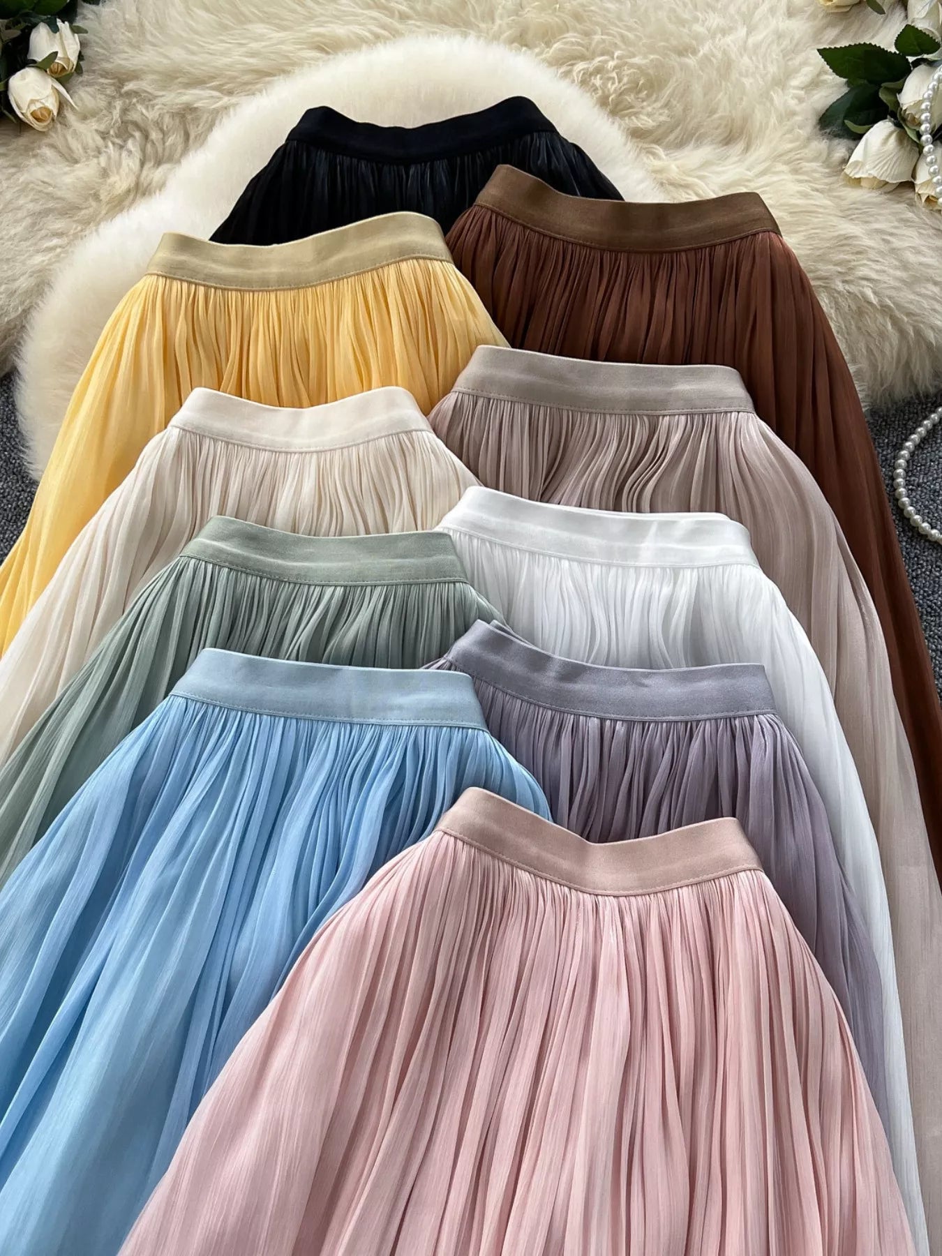High Waist Maxi Skirt