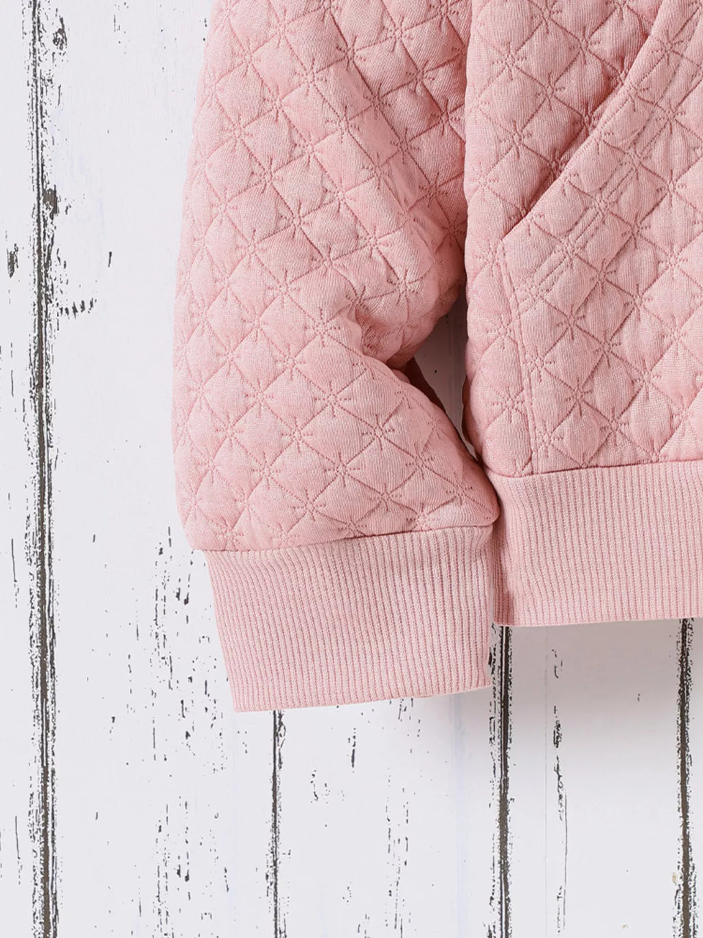 Children's Quilted Zip-Up Hooded Jacket