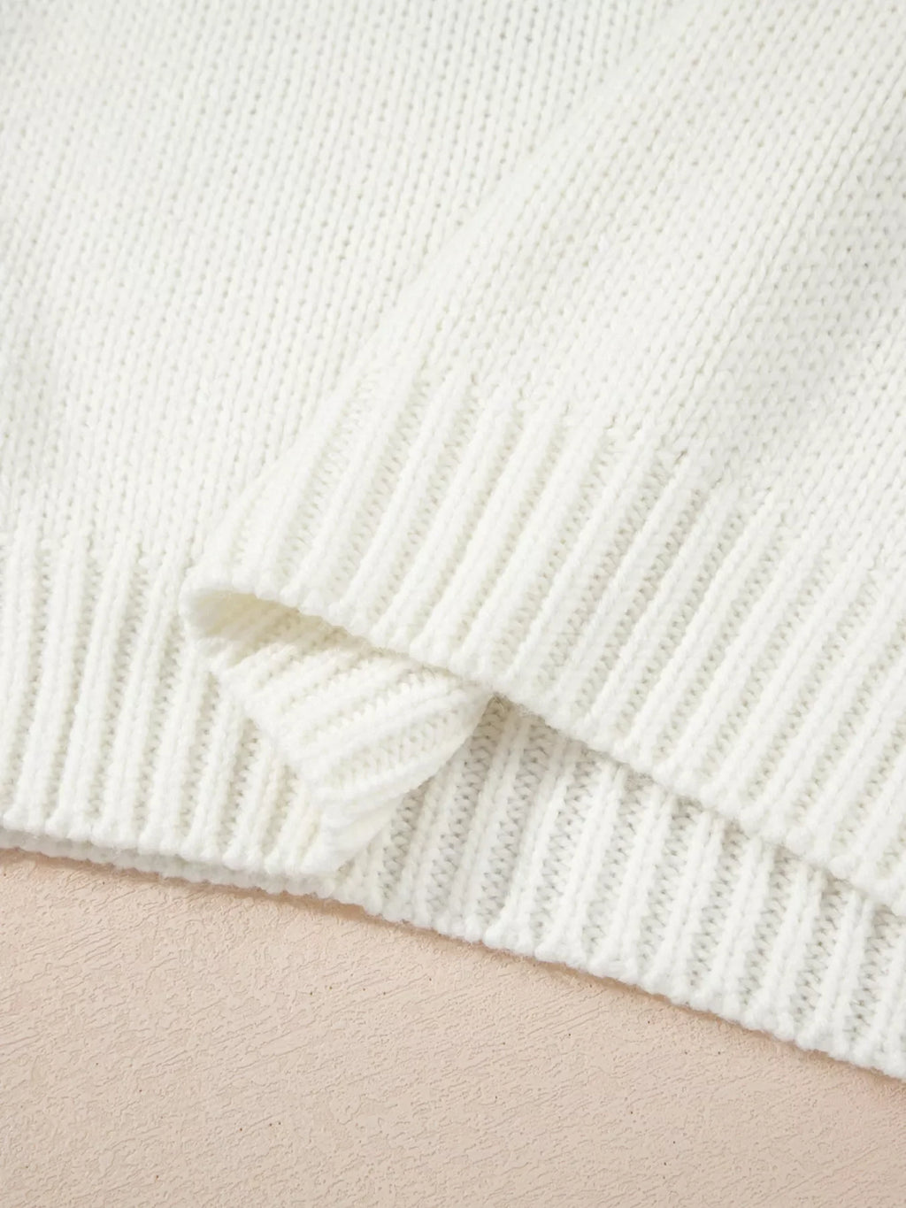Embroidered Bow Boots Graphic Drop Shoulder Sweater