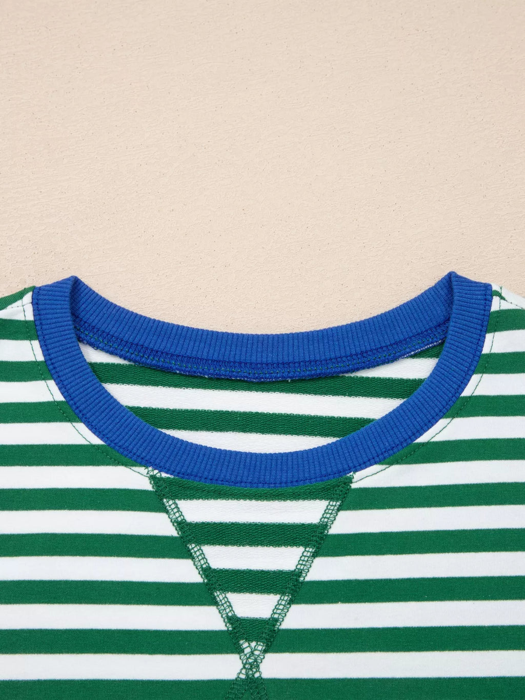 Stripe Boxy Tee and Drawstring Elastic Waist Shorts Set