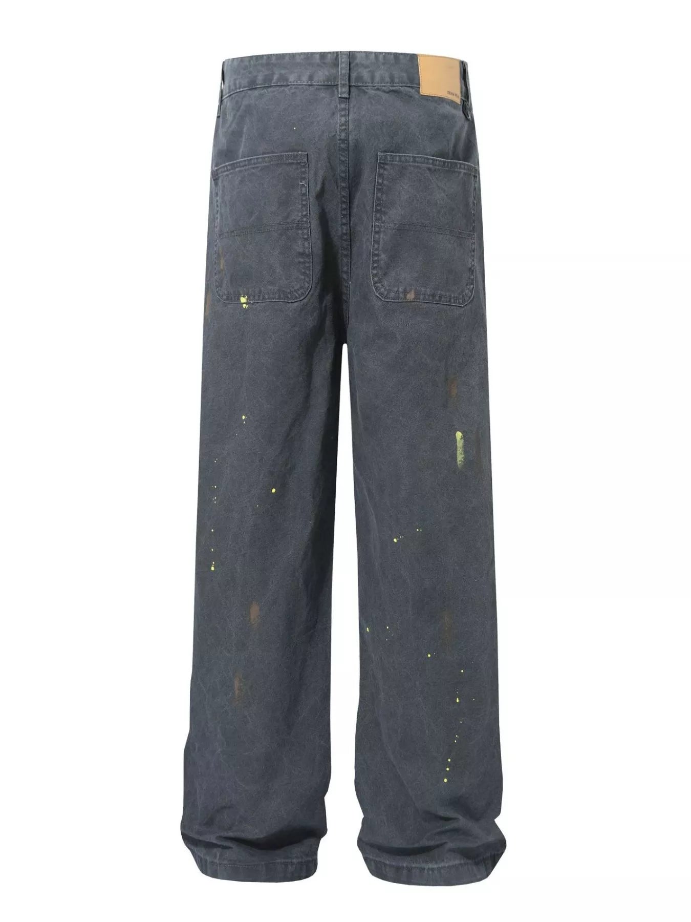 Men's Ink-Splash Loose Fit Pants