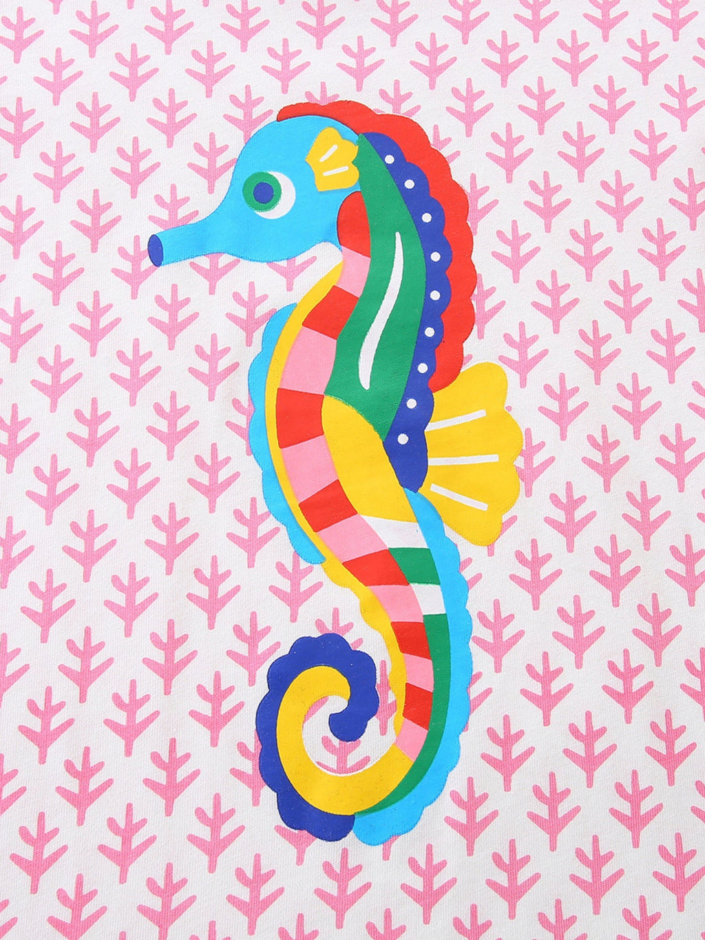Children's Seahorse Print Short Sleeve T-Shirt