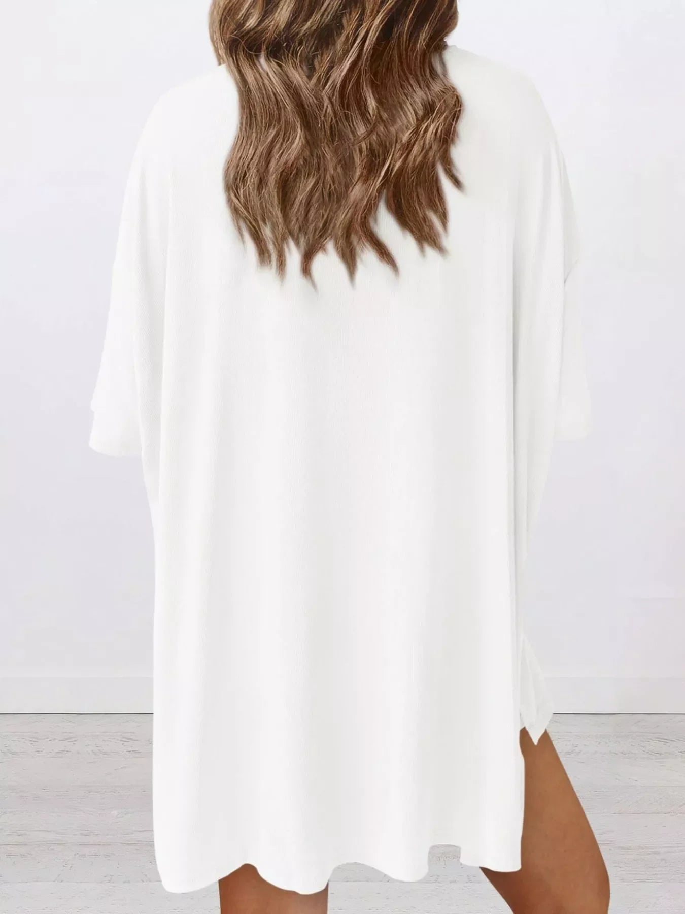 Full Size Half Sleeve T-Shirt and Shorts Set Plus Size