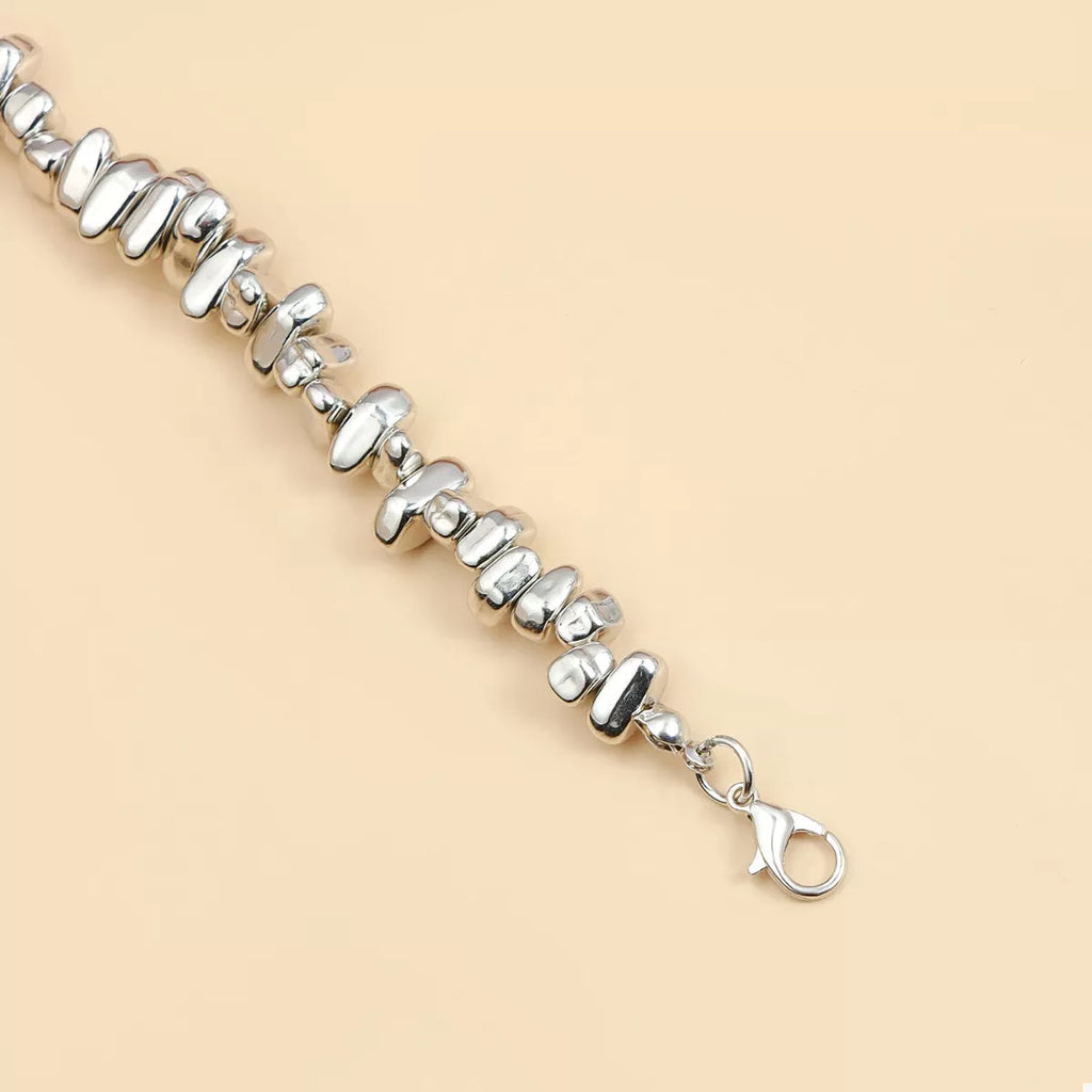 Silver-Plated Heart Necklace