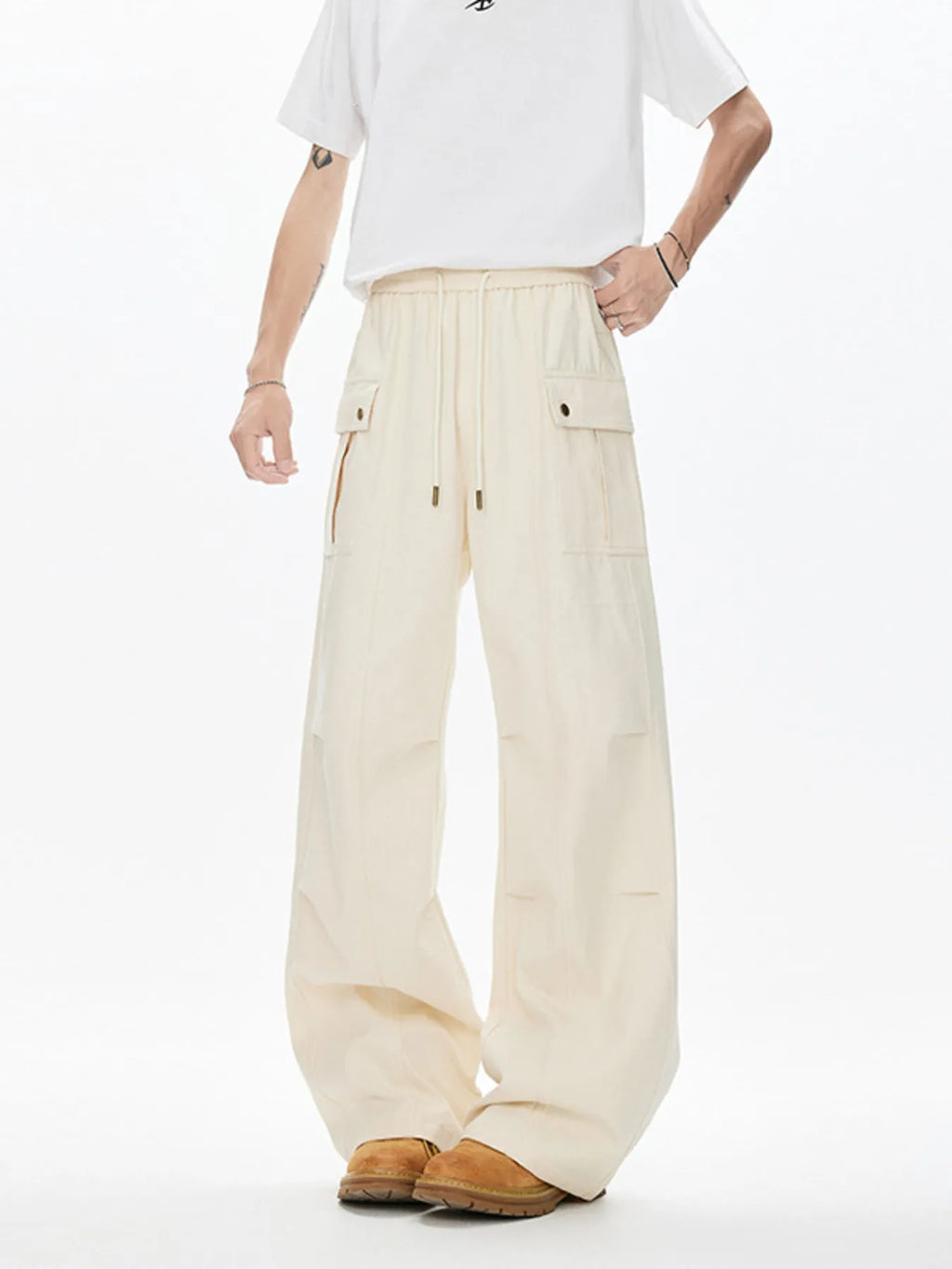 Men's Drawstring Cargo Pants