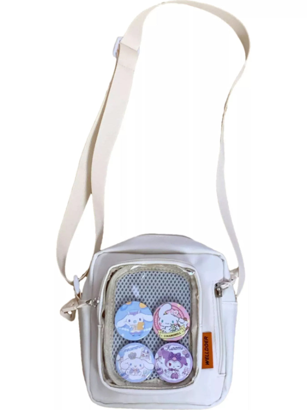 Badge Display Crossbody Bag