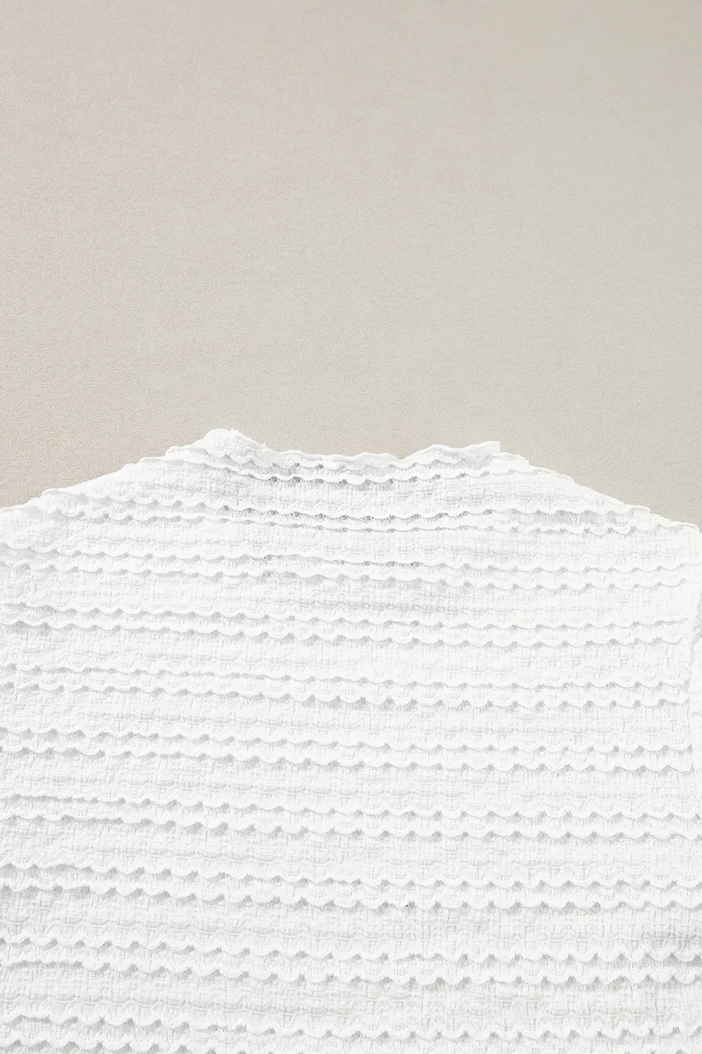 Long Sleeve Jacquard Slim Top