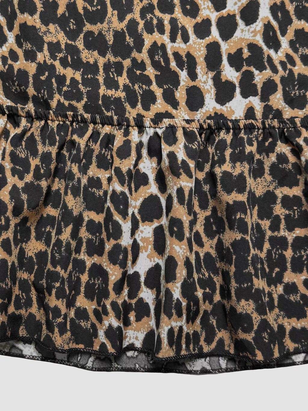 Leopard Print Cami with Back Tie