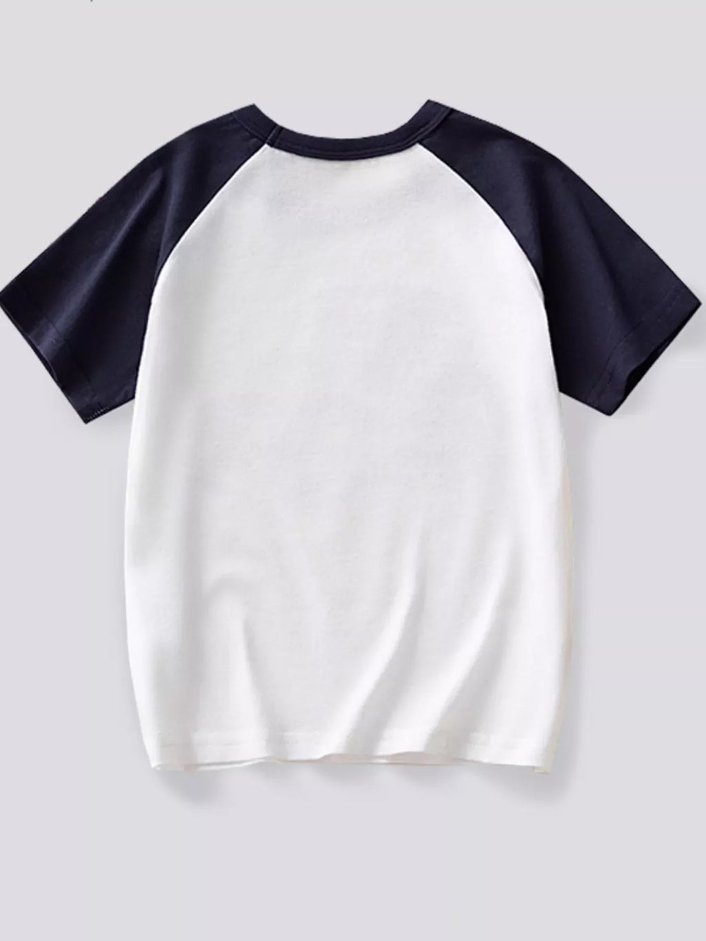 Children's Cartoon Tractor Raglan Sleeve T-Shirt