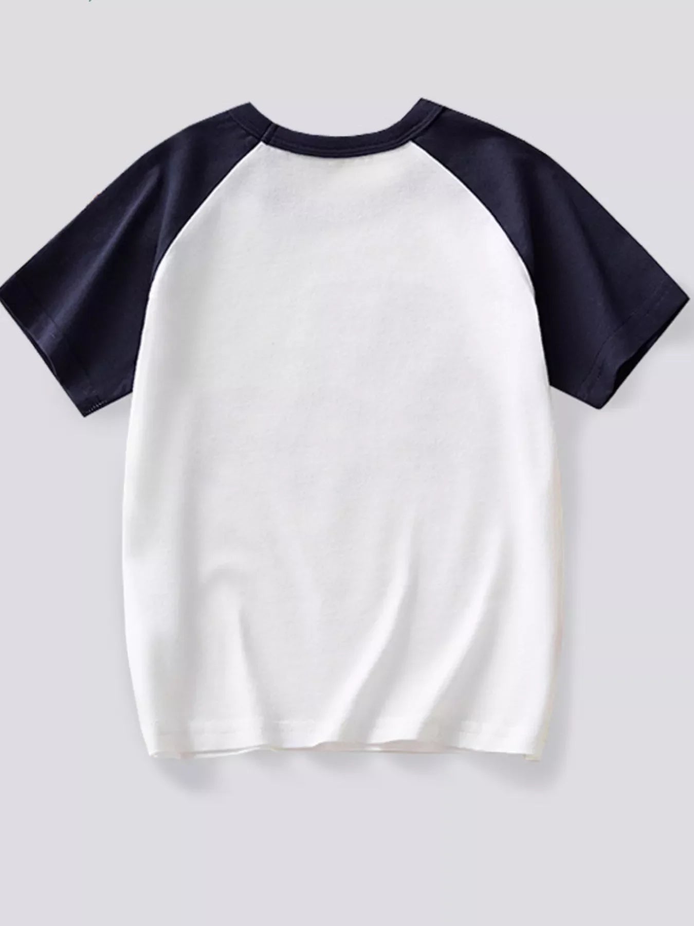Children's Cartoon Tractor Raglan Sleeve T-Shirt