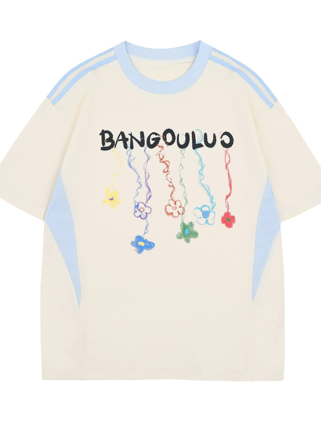 Men's Graphic Round Neck Short Sleeve T-Shirt