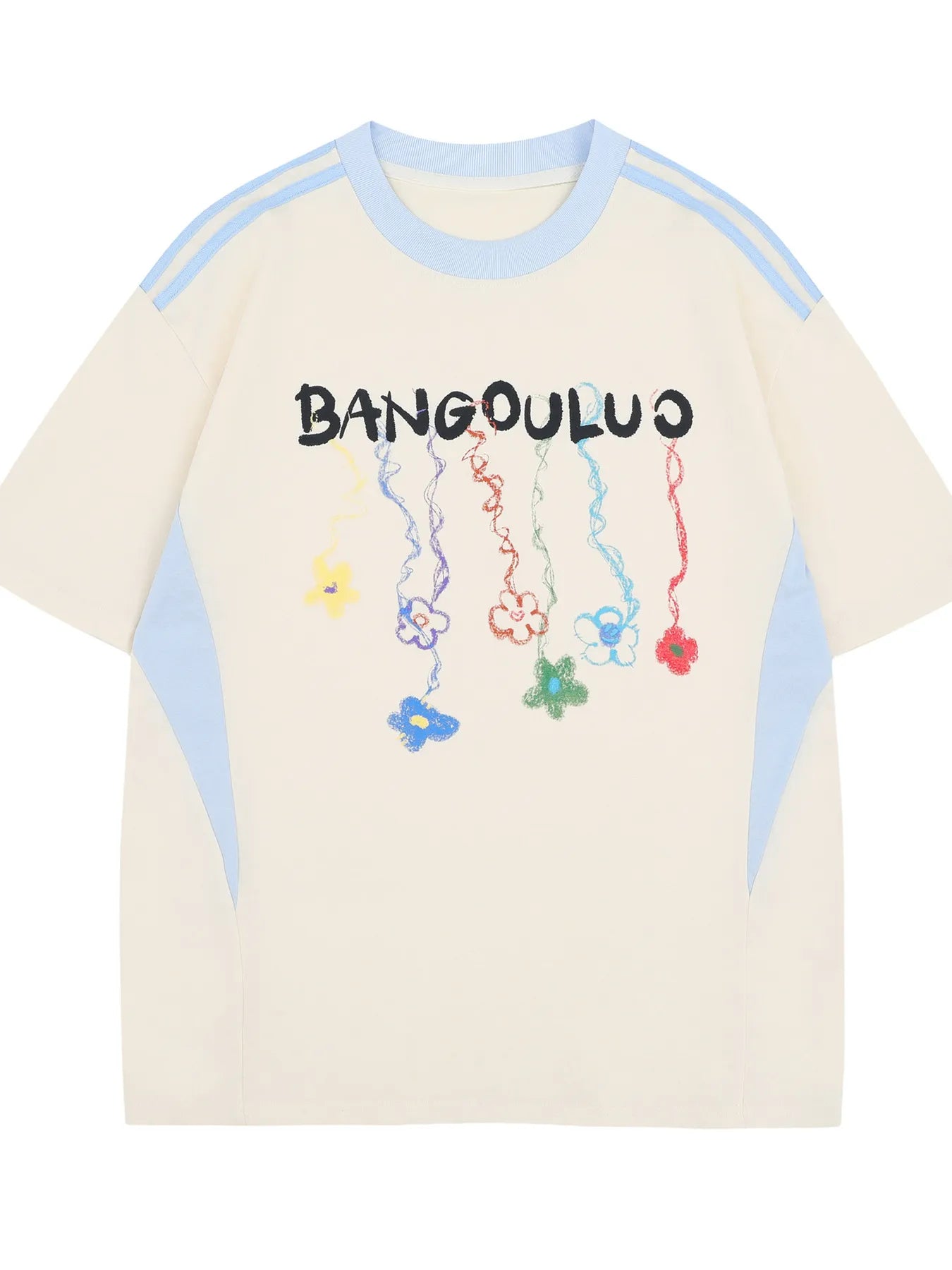 Men's Graphic Round Neck Short Sleeve T-Shirt