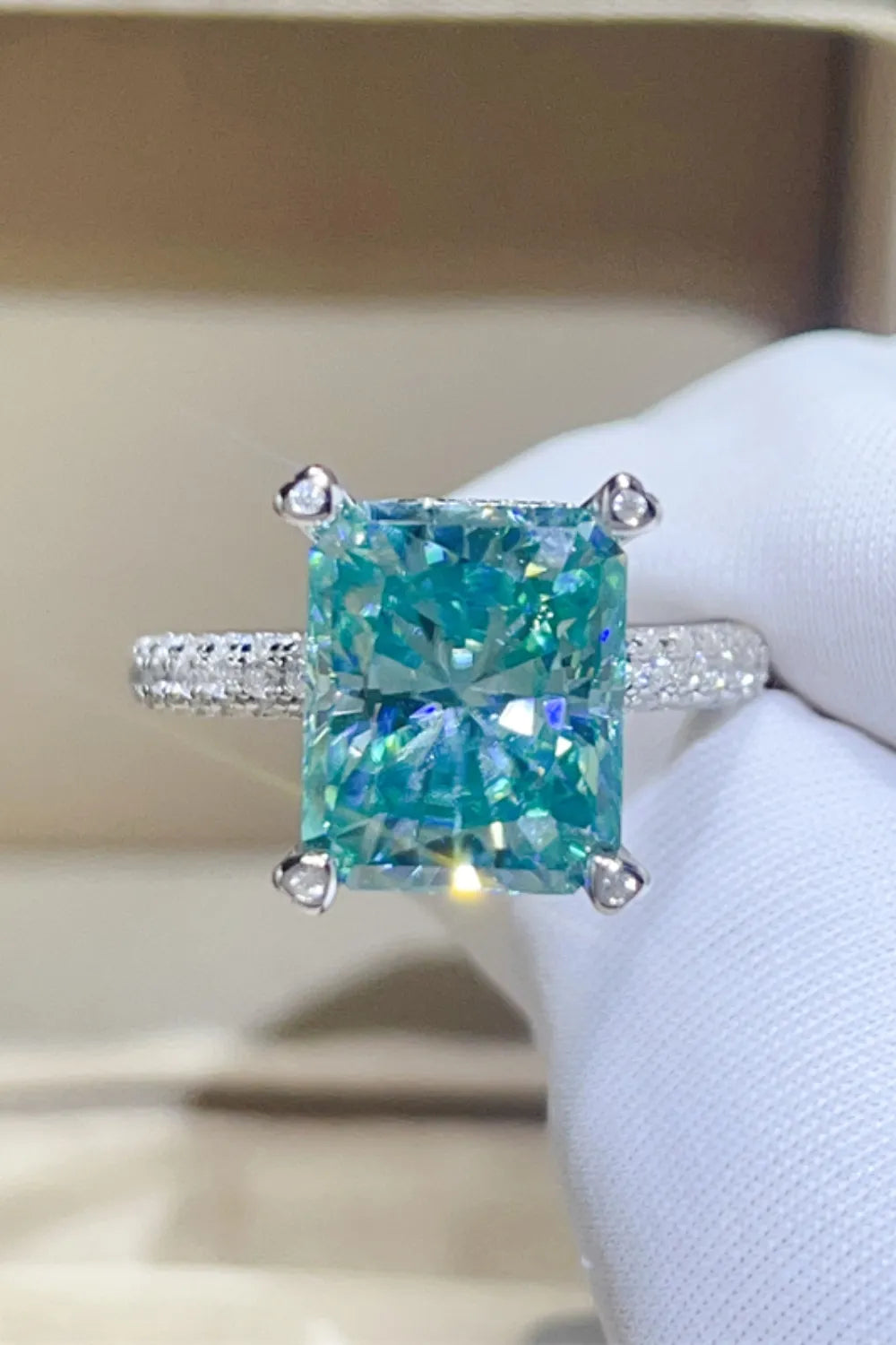 5 Carat Moissanite 925 Sterling Silver Ring