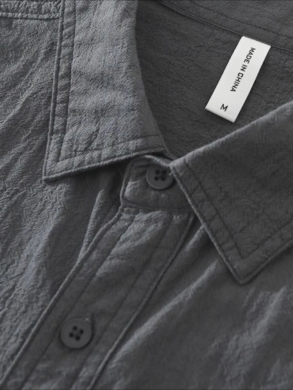 Men's Plus Size Button Up Short Sleeve Shirt