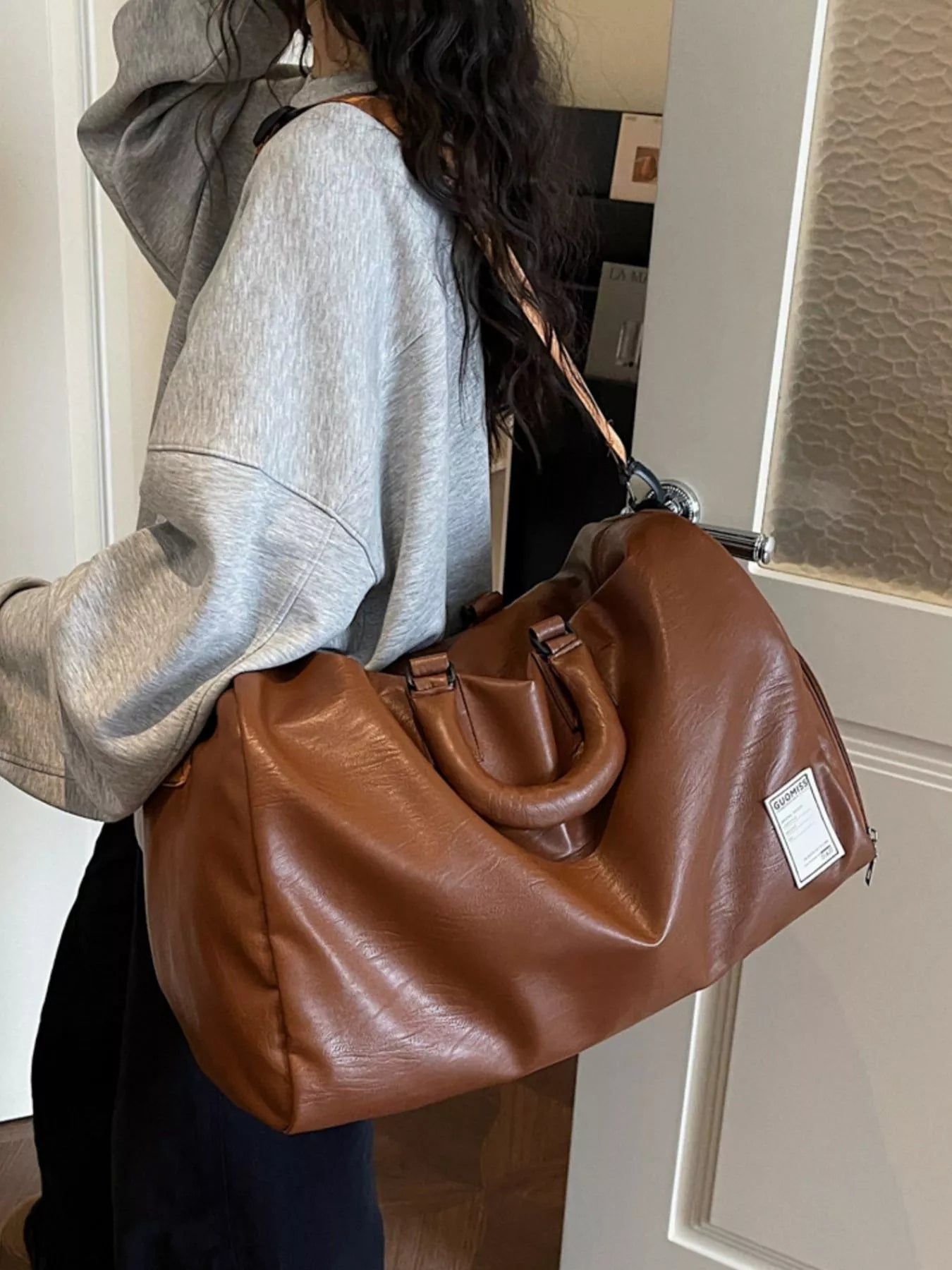 PU Leather Travel Bag