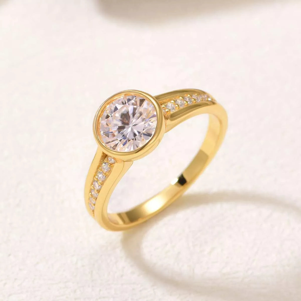 1.2 Carat Moissanite 925 Sterling Silver Ring