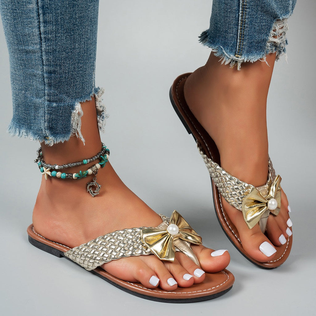 Toe Post Bow Sandals