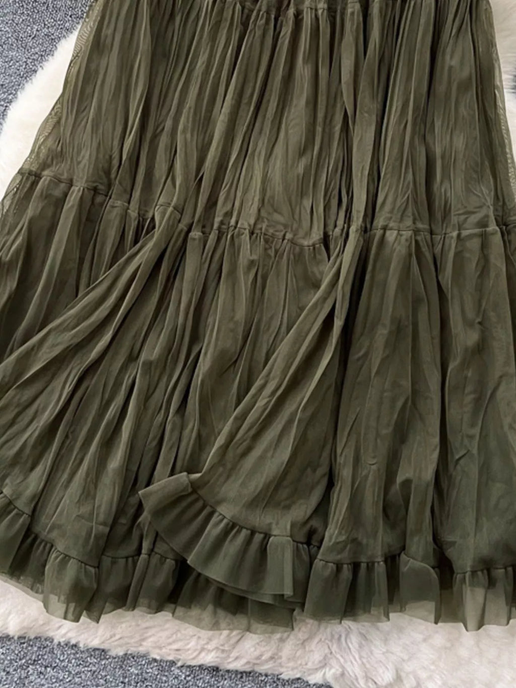 Tiered Tulle Skirt