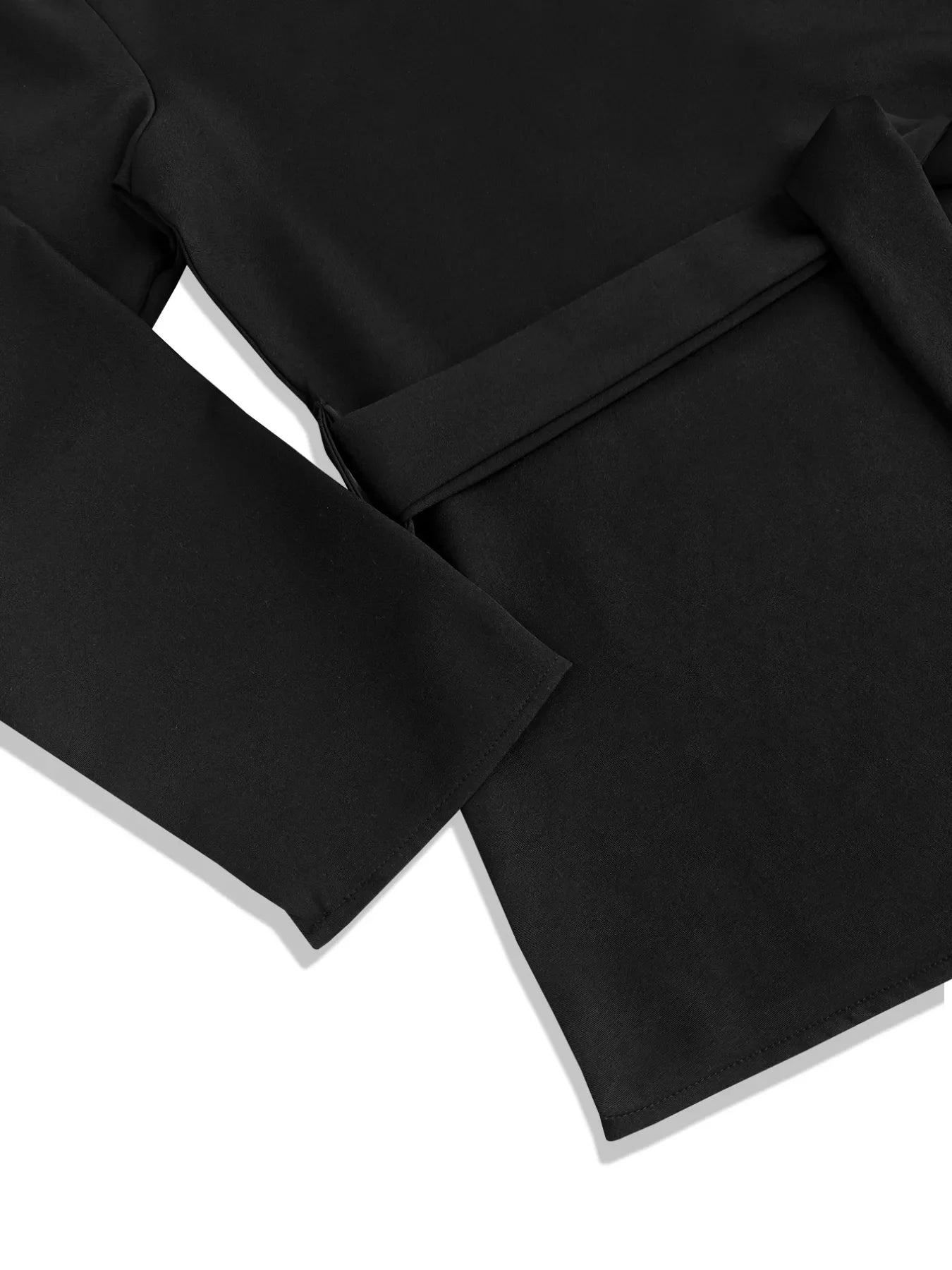 Tie-Waist Long Sleeve Top and Pants Set