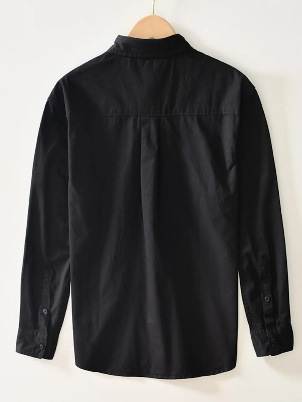 Men's Plus Size Button Up Long Sleeve Shirt