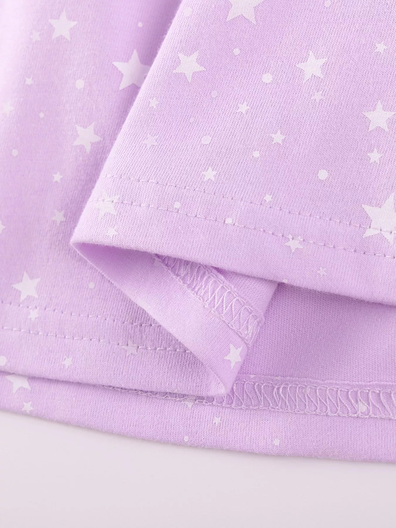 Children's Unicorn Star Print Ruffled Sleeve Dress