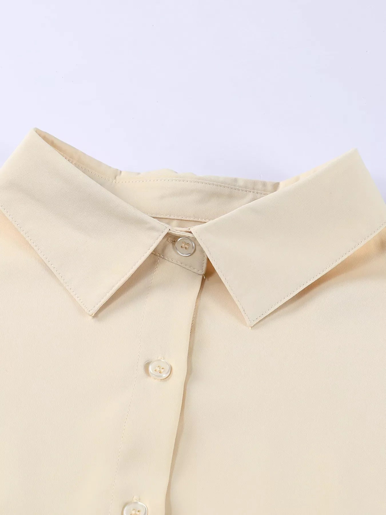 3/4 Sleeve Button Up Shirt