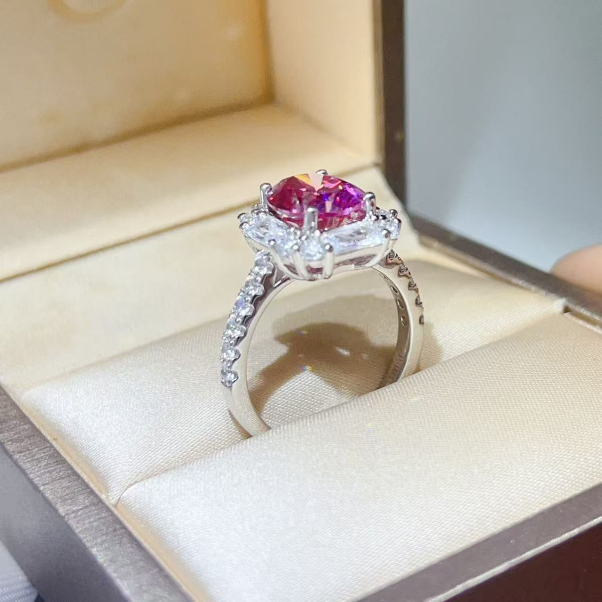 3 Carat Moissanite 925 Sterling Silver Ring