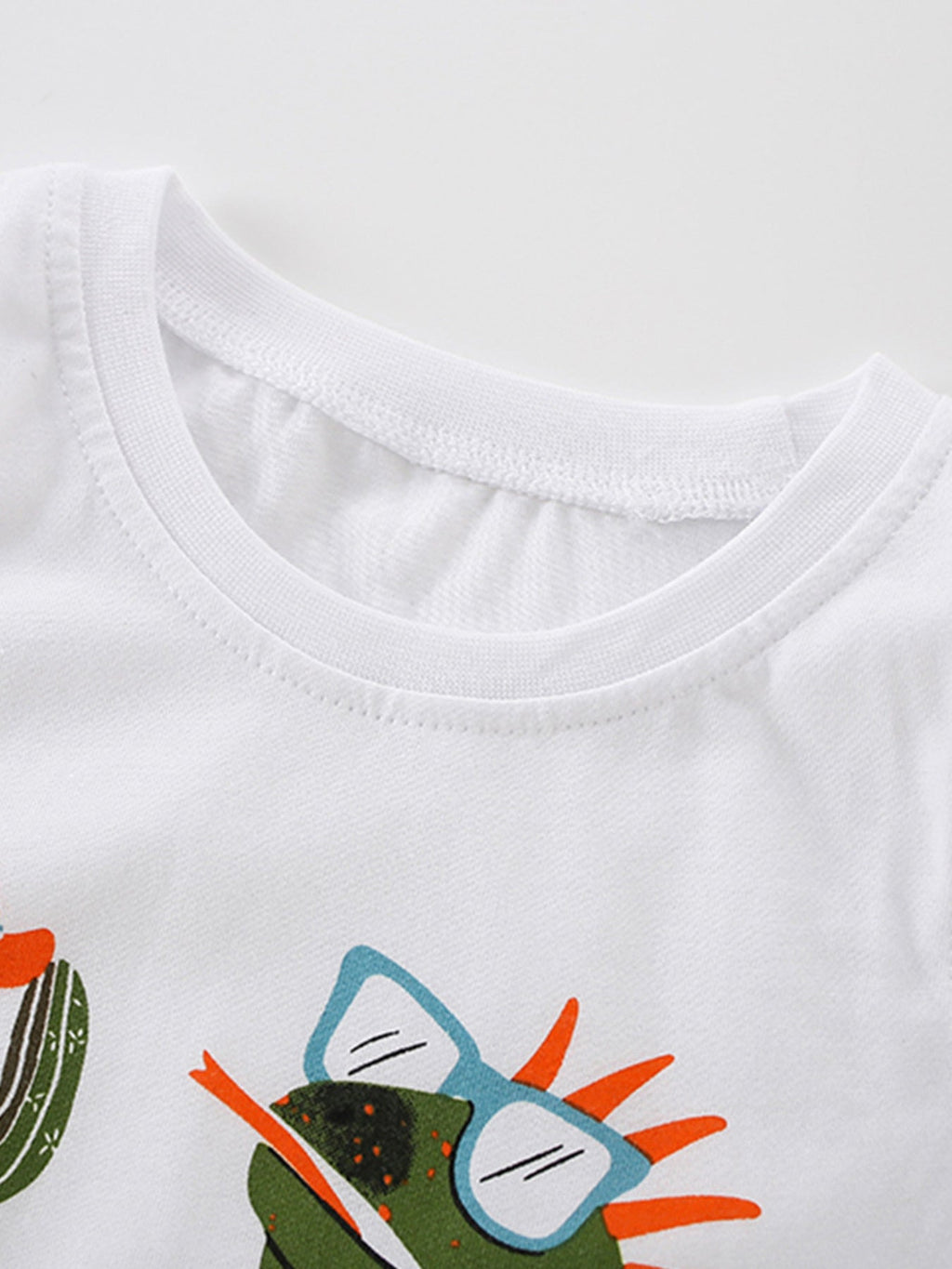 Children's Lizard Round Neck Tank and Shorts Set