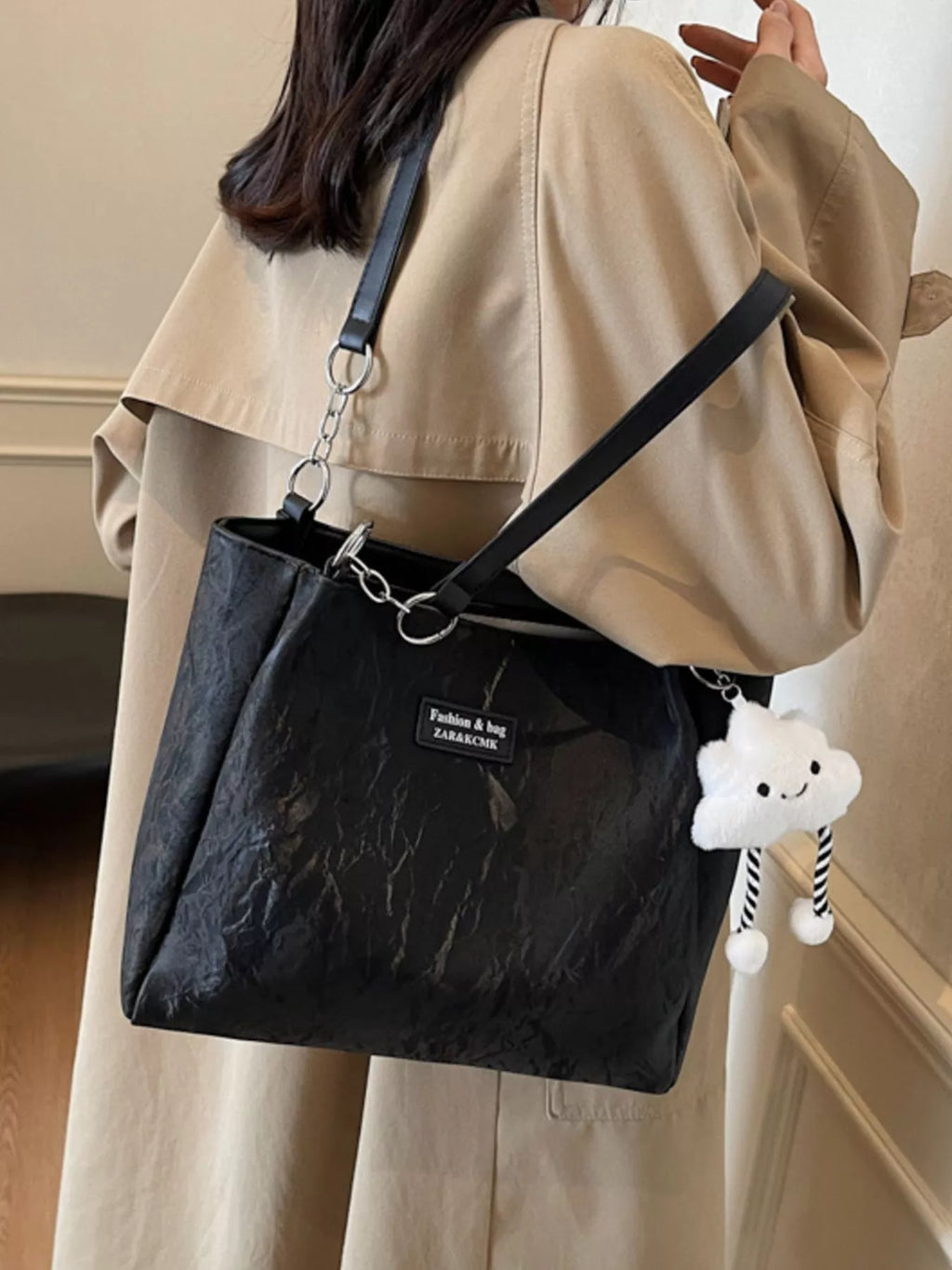 PU Leather Shoulder Bag