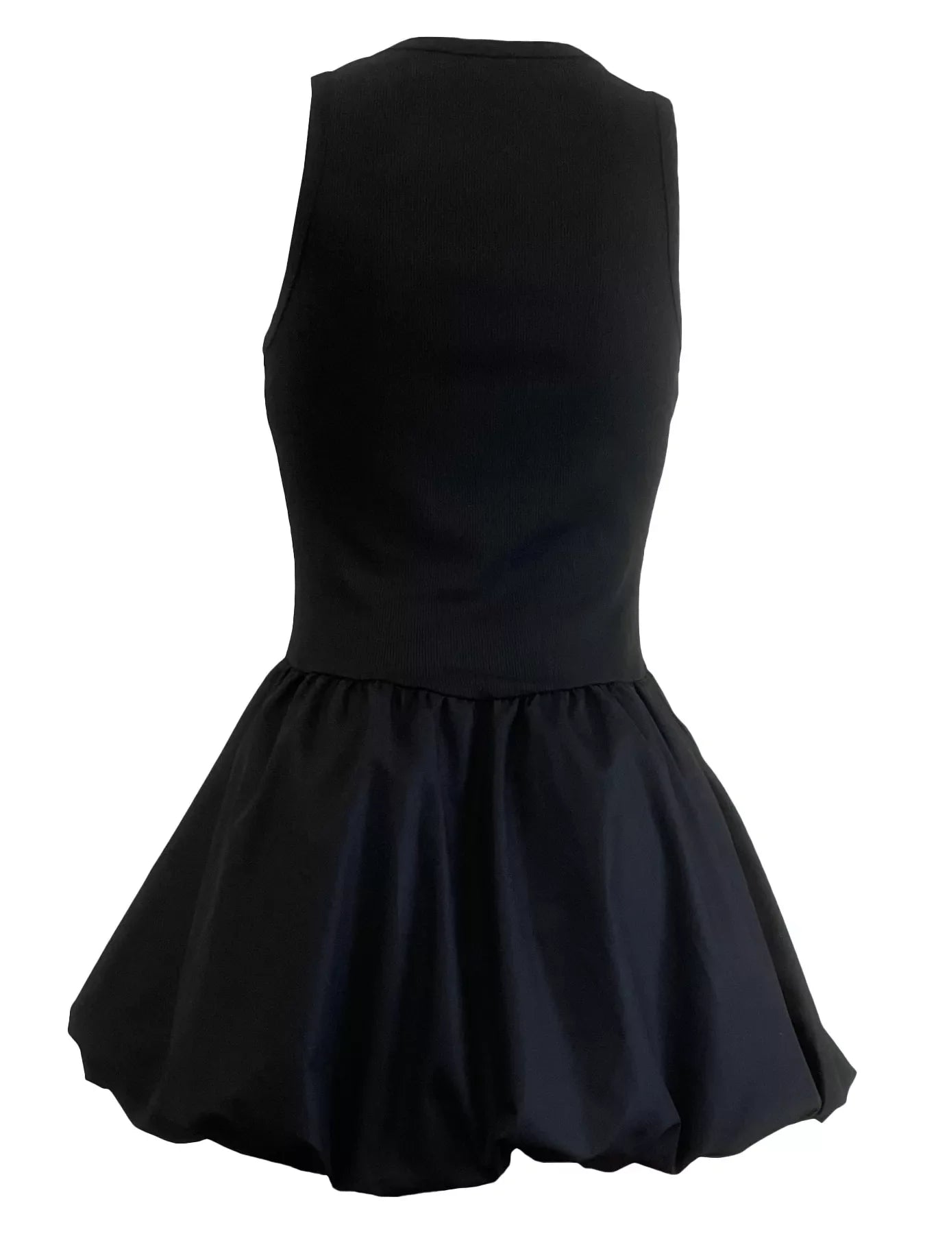 Cut-out Bubble Hem Dress