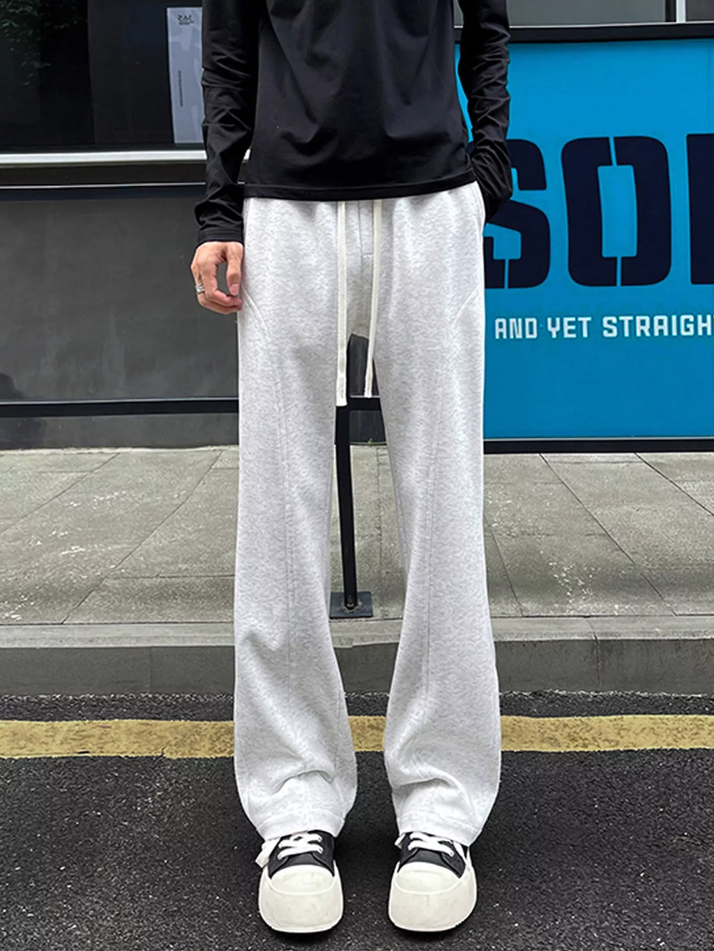 Men's Plus Size Drawstring Loose Fit Pants